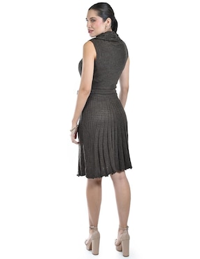 Vestido a la rodilla casual Roman Fashion para mujer