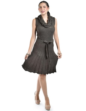 Vestido a la rodilla casual Roman Fashion para mujer