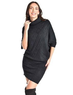 Vestido 3/4 Casual Roman Fashion Para Mujer