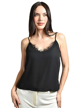 Blusa Roman Fashion Sin Manga Para Mujer