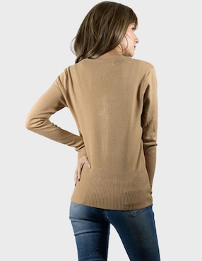 Suéter Malabis cuello v para mujer