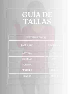 Suéter Malabis cuello v para mujer