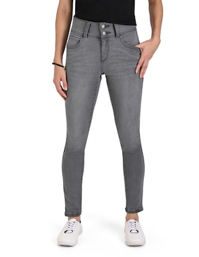 Jeans Skinny Supply Corte Cintura Para Mujer