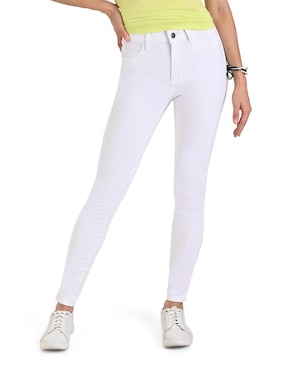 Jeans Skinny Supply Corte Cintura Para Mujer