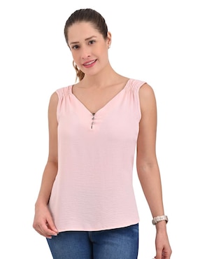 Blusa Gloria Vanderbilt Sin Manga Para Mujer