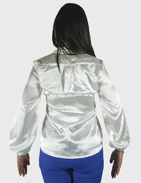 Camisa Bjna manga larga para mujer