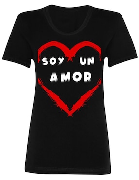 Playera manga corta Marëvnyk cuello redondo para mujer