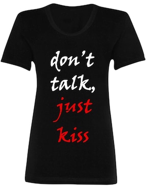 Playera manga corta Marëvnyk cuello redondo para mujer