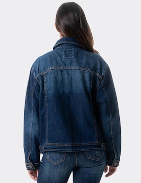 Chamarra Roman Fashion de mezclilla para mujer