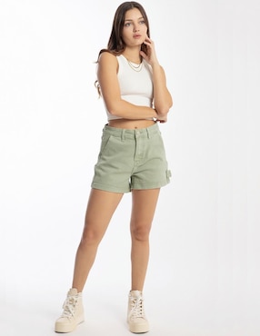 Short Roman Fashion de mezclilla para mujer