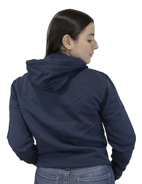 Sudadera con capucha y bolsa Indicum Denim para mujer