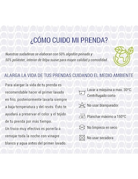 Sudadera con capucha y bolsa Indicum Denim para mujer