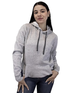 Sudadera Capucha Y Bolsa Indicum Denim Para Mujer