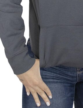 Sudadera con capucha y bolsa Indicum Denim para mujer