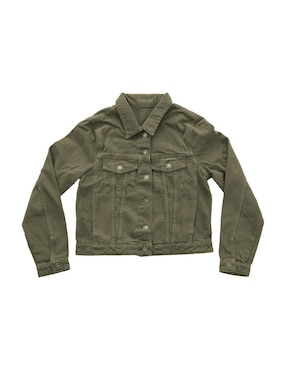 Chamarra denim Indicum Denim de mezclilla para mujer