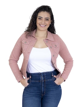 Chamarra Denim Indicum Denim De Mezclilla Para Mujer