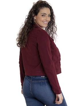 Chamarra denim Indicum Denim de mezclilla para mujer