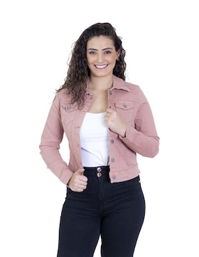 Chamarra Denim Indicum Denim De Mezclilla Para Mujer