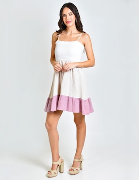 Vestido corto casual Roman Fashion para mujer