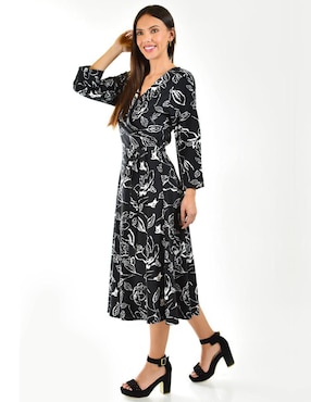Vestido midi casual Roman Fashion para mujer