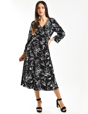 Vestido midi casual Roman Fashion para mujer