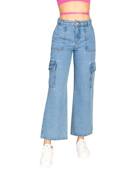 Jeans Straight Jeanswest Corte Cintura Alta Para Mujer