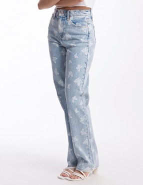 Jeans relaxed wide leg Roman Fashion J-Bal-6542-Light para mujer