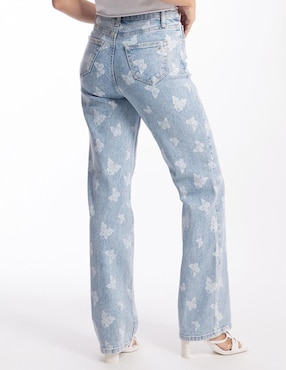 Jeans relaxed wide leg Roman Fashion J-Bal-6542-Light para mujer