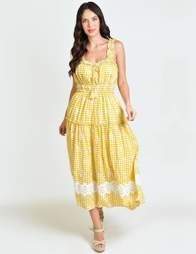 Vestido midi casual Roman Fashion para mujer