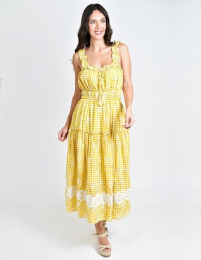 Vestido midi casual Roman Fashion para mujer