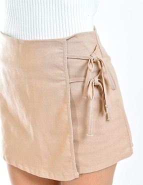 Falda short Roman Fashion a la cintura