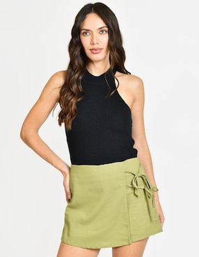 Falda short Roman Fashion a la cintura