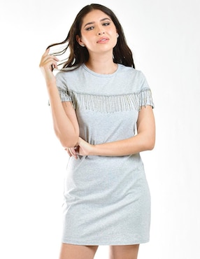 Vestido Corto Casual Roman Fashion Para Mujer