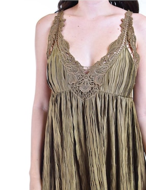 Vestido crop de fiesta Roman Fashion escote V