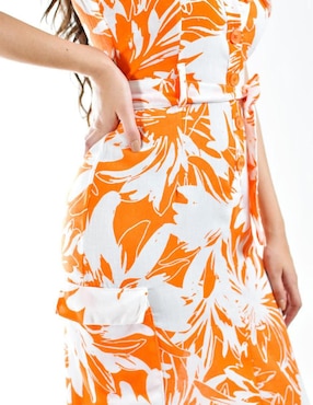 Vestido crop casual Roman Fashion para mujer