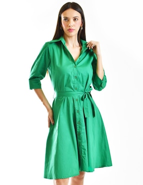 Vestido a la rodilla casual Roman Fashion para mujer