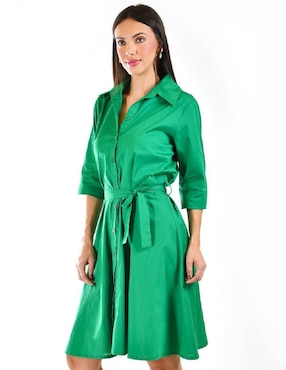 Vestido a la rodilla casual Roman Fashion para mujer