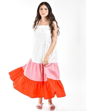 Vestido crop casual Roman Fashion para mujer