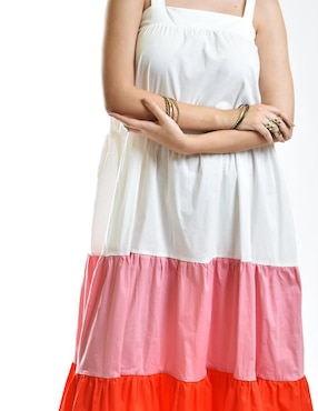 Vestido crop casual Roman Fashion para mujer