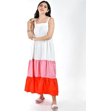 Vestido crop casual Roman Fashion para mujer