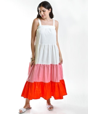 Vestido crop casual Roman Fashion para mujer