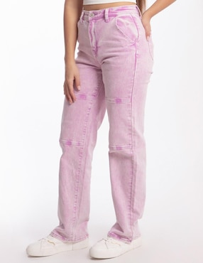 Jeans relaxed Roman Fashion J-Bal-6621-Lila para mujer