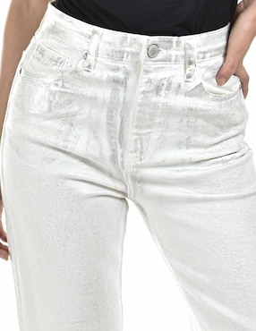 Jeans relaxed Roman Fashion J-Bal-6618-Plateado para mujer