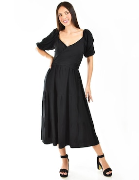 Vestido midi casual Roman Fashion para mujer