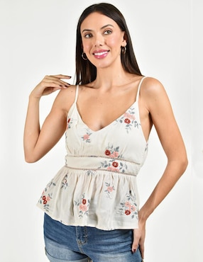 Blusa de tirantes Roman Fashion para mujer