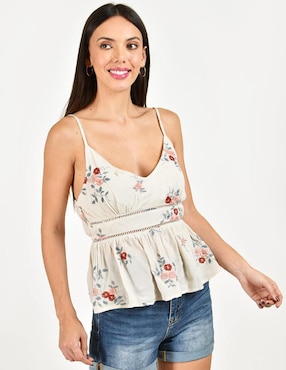 Blusa de tirantes Roman Fashion para mujer
