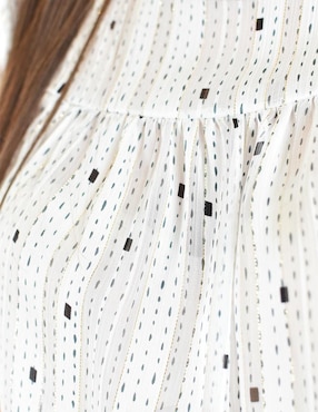 Blusa Roman Fashion manga corta para mujer
