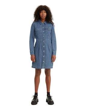 Vestido Midi Casual Levi'S Para Mujer