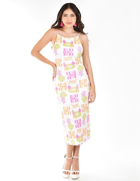 Vestido midi casual Roman Fashion para mujer
