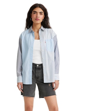 Camisa Levi's De Algodón Manga Larga Para Mujer